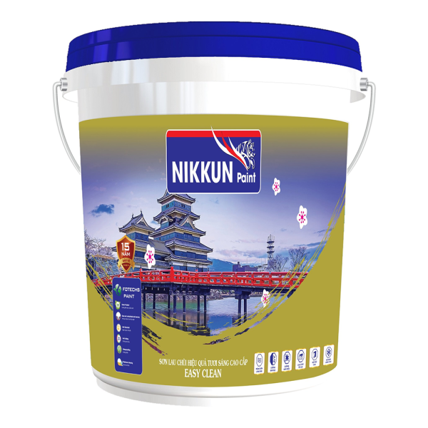 Sơn lau chùi hiệu quả tươi sáng cao cấp