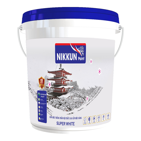 Sơn siêu trắng trần nội thất cao cấp siêu sáng