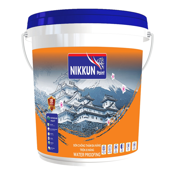 Sơn chống thấm đa năng trộn xi xăng