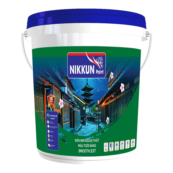 Sơn mịn ngoại thất màu tươi sáng
