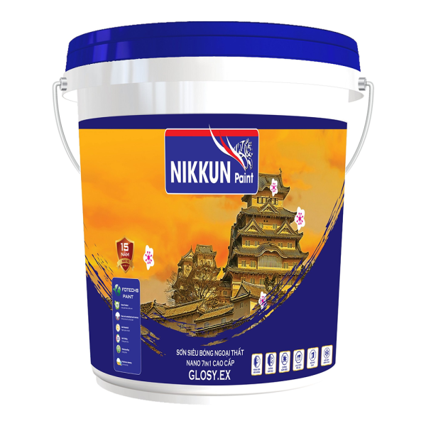 Sơn siêu bóng ngoại thất Nano 7in1 cao cấp