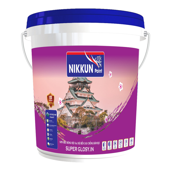 Sơn siêu bóng nội 7in1 độ bền cao chống bám bụi